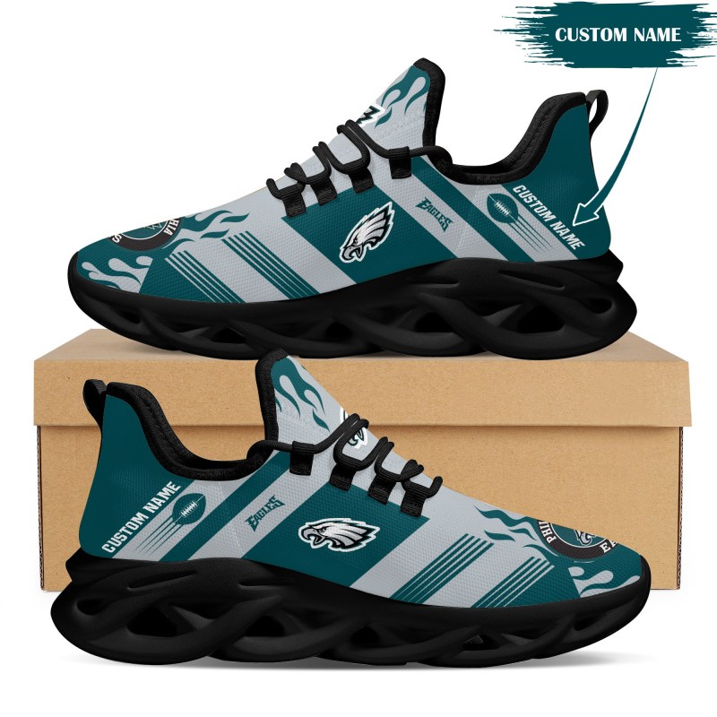 Philadelphia Eagles Personalized Yeezy Running Sneakers 4