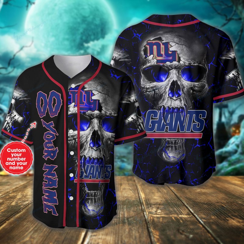 New York Giants Personalized Baseball Jersey
