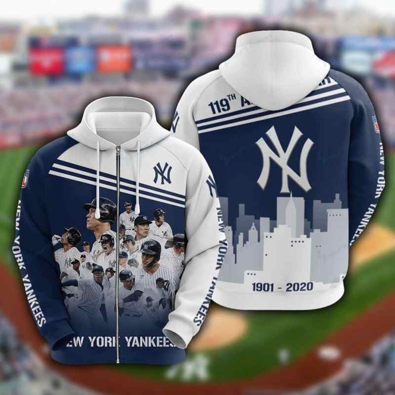 New York Yankees Hoodie Back View