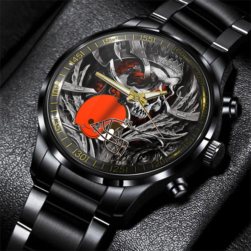 Cleveland Browns Black Fashion Watch