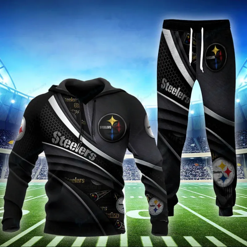 Pittsburgh Steelers Personalized Hoodie and Jogger Set