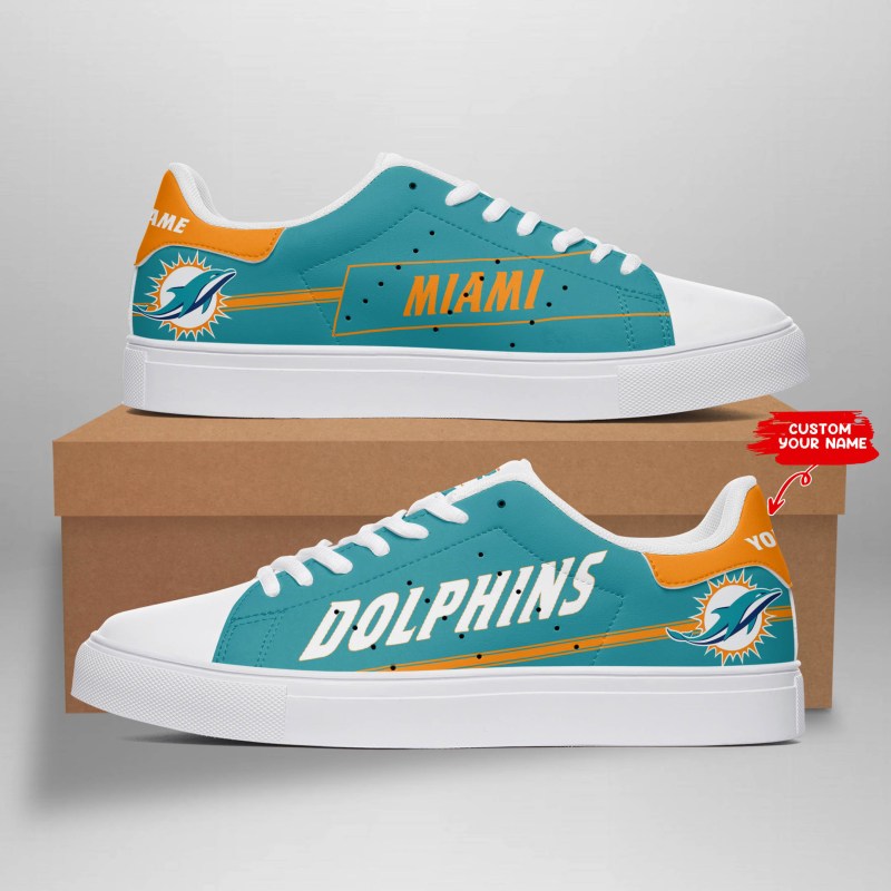 Miami Dolphins Personalized SS Custom Sneakers