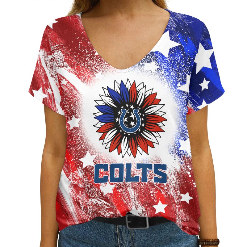 Indianapolis Colts V-neck T-shirt