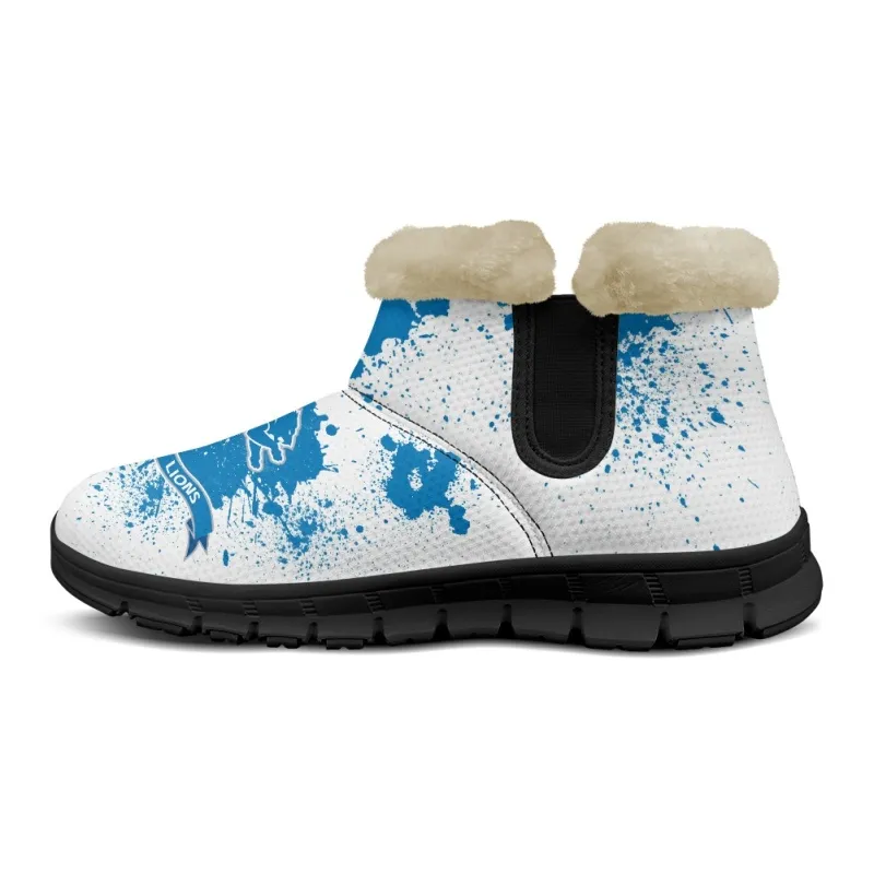 Detroit Lions Comfy Winter Snow Boots - Image 4
