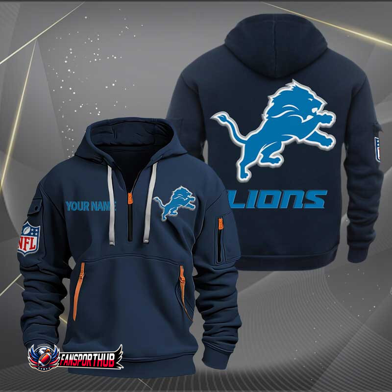 Detroit Lions Hoodie Design