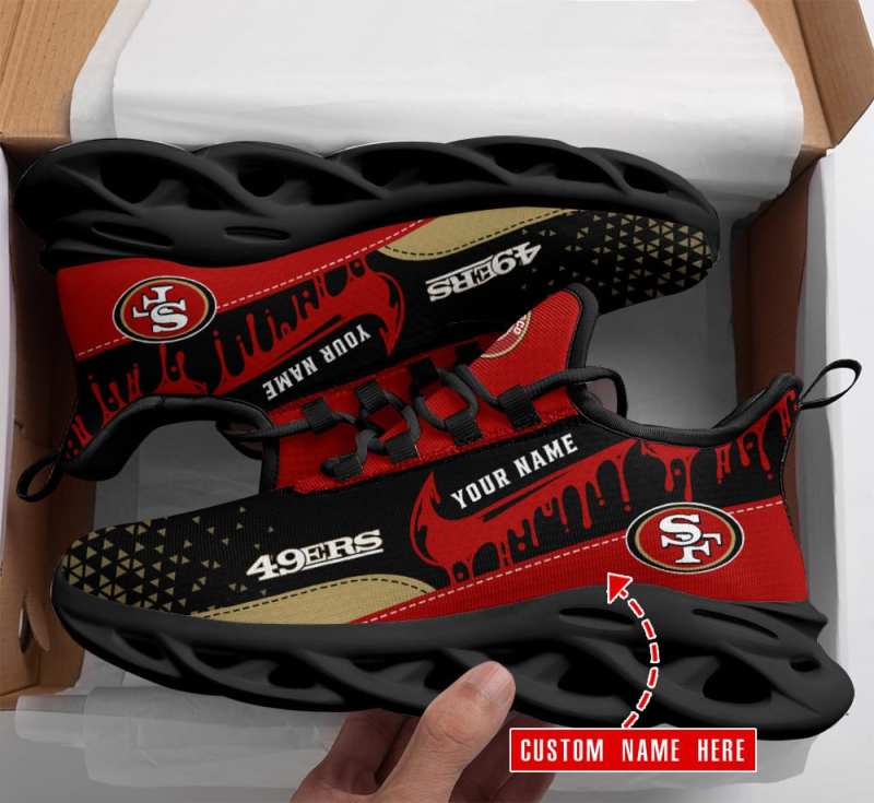 San Francisco 49ers Yeezy Sneakers Detail