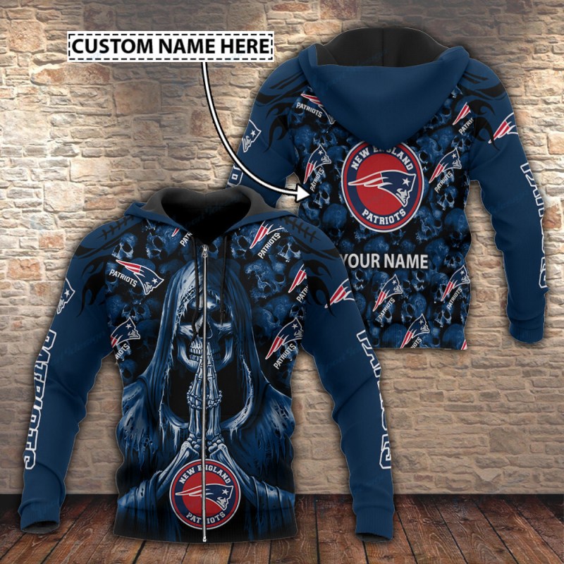 New England Patriots Hoodie Detail