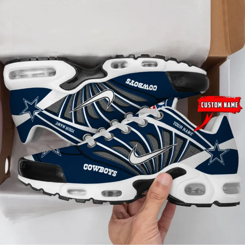 Dallas Cowboys Youth Sneakers Inside View