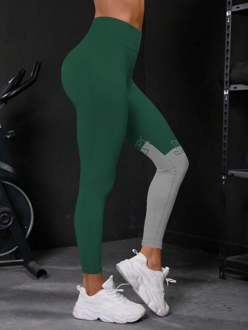 New York Jets High Waist Push Up Printed Leggings