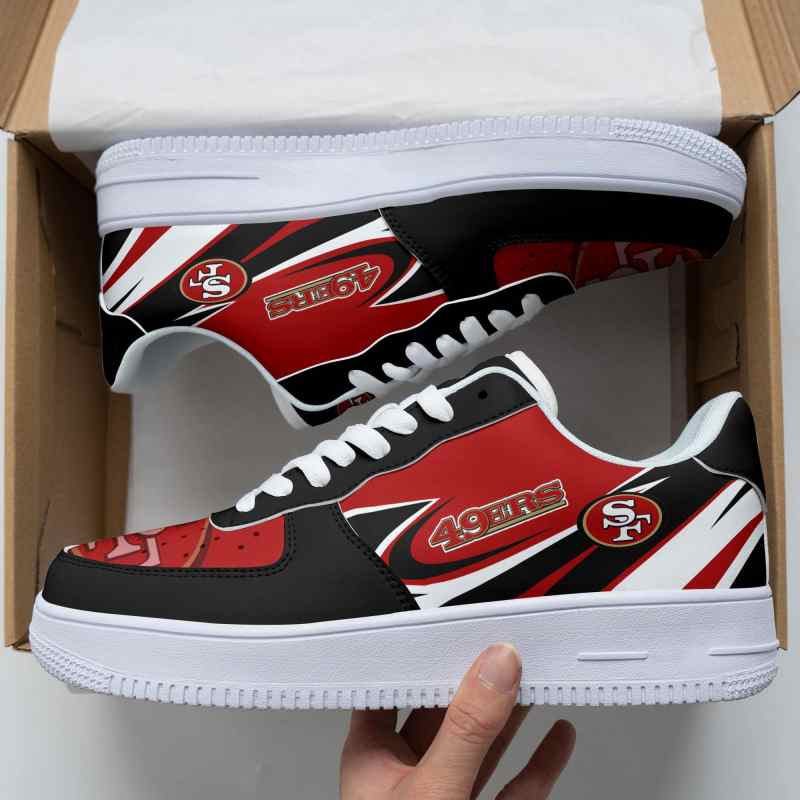 San Francisco 49ers AF1 Shoes Side View