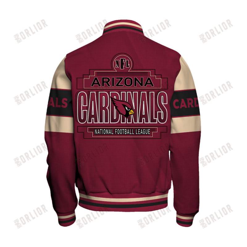 Detail view of Arizona Cardinals Varsity Jacket