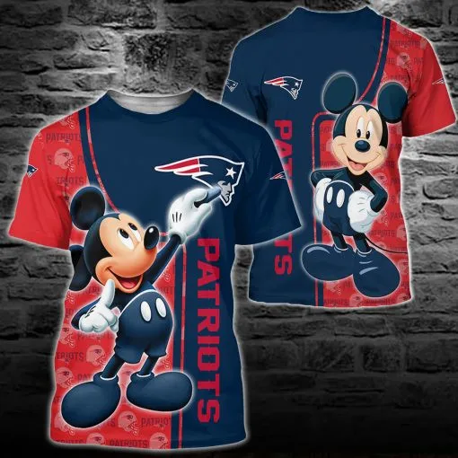 New England Patriots Mickey All Over Printed Sweater