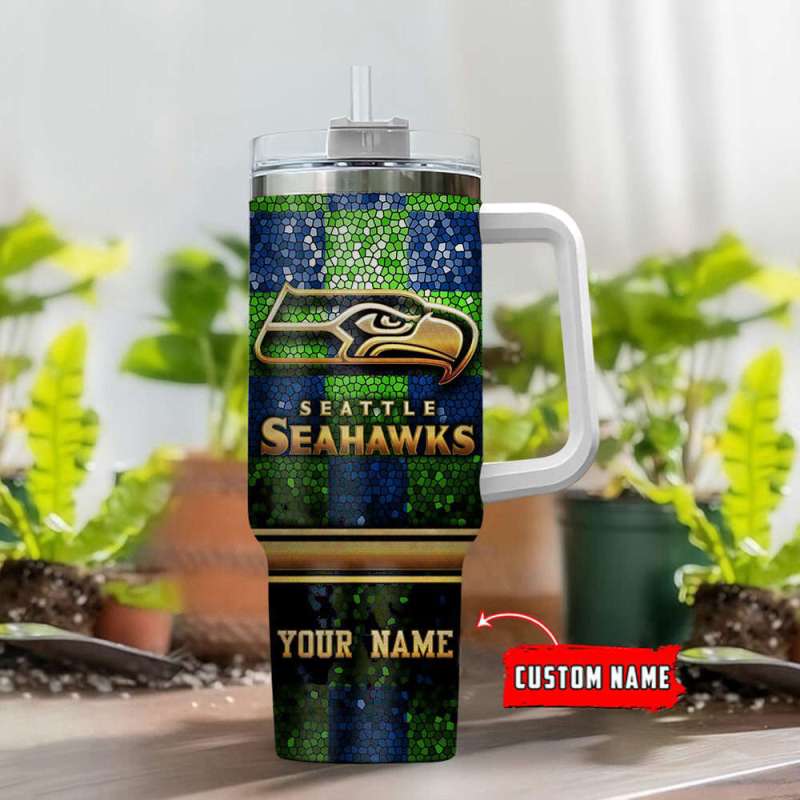 Seattle Seahawks Personalized Tumbler 2