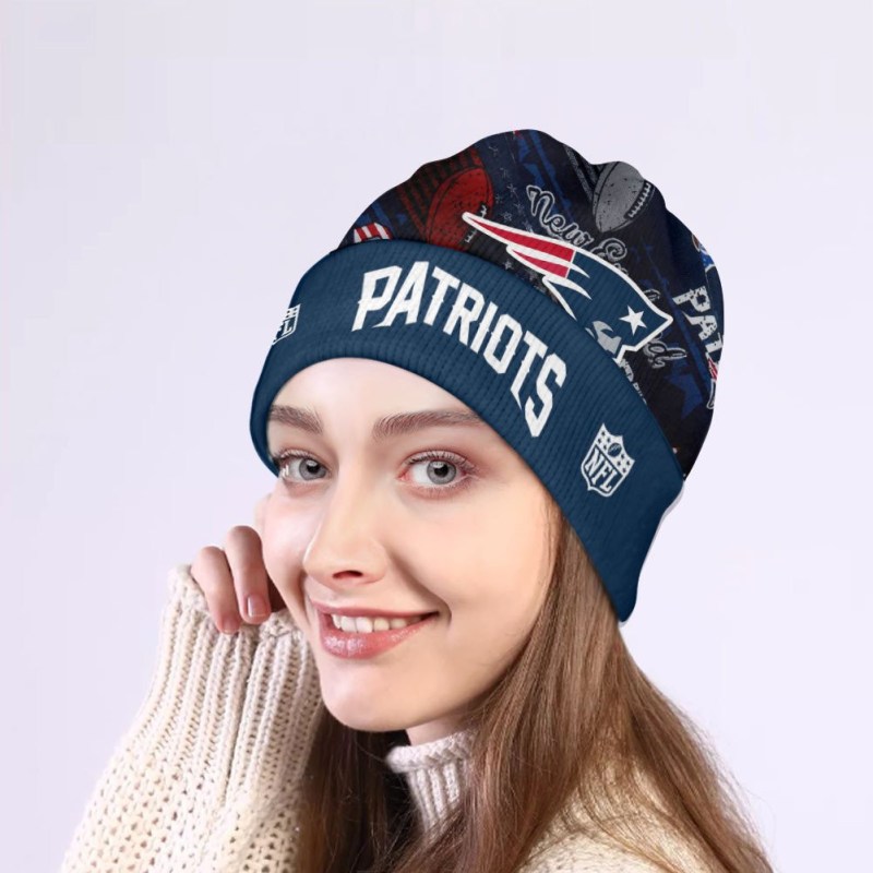 New England Patriots Personalized Wool Beanie