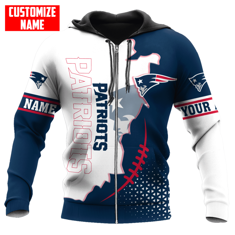 New England Patriots Personalized Ugly Christmas Sweater