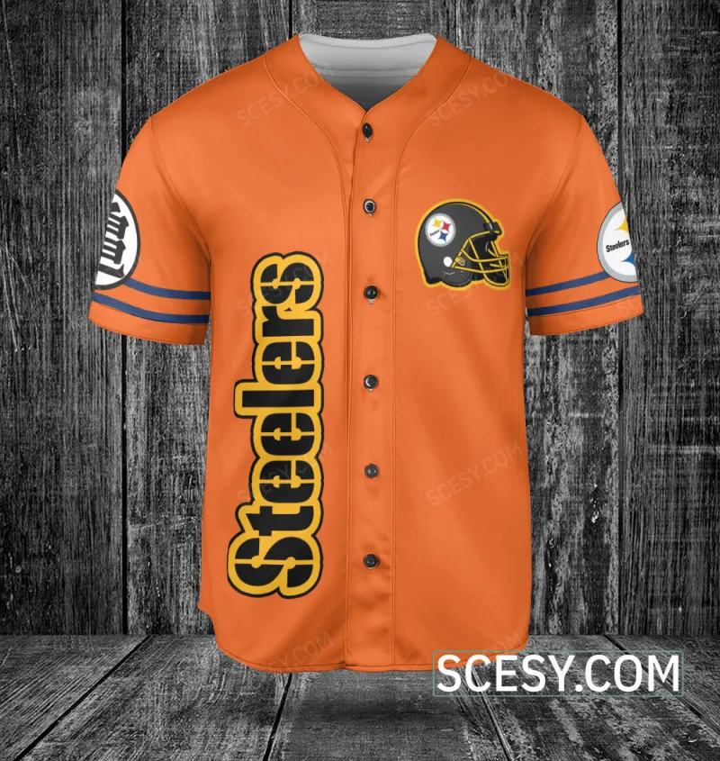 Pittsburgh Steelers Dragon Ball Baseball Jersey