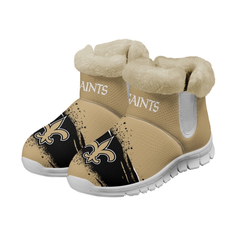 New Orleans Saints Comfy Winter Snow Boots