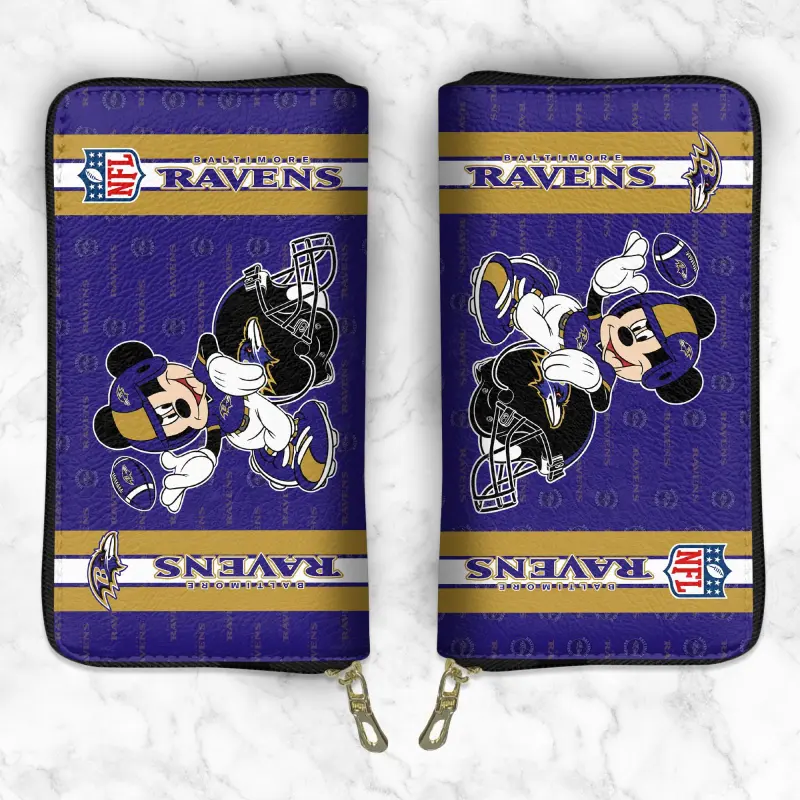 Baltimore Ravens Wallet Mockup