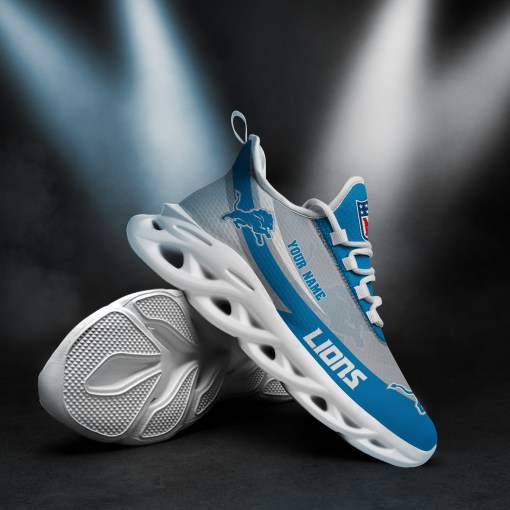 Detroit Lions Personalized Yezy Running Sneakers