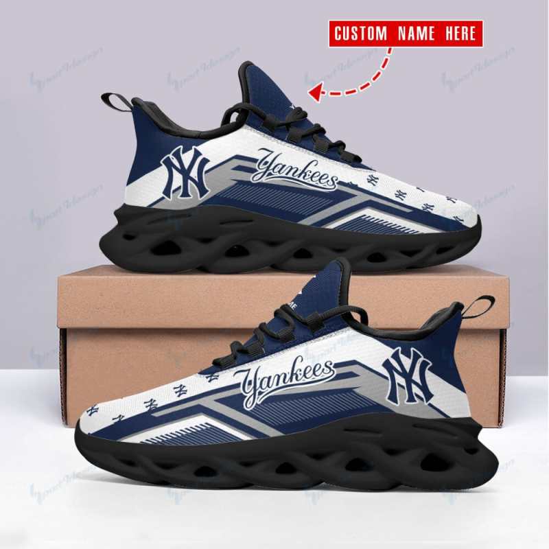 Stylish New York Yankees Yezy Running Sneakers