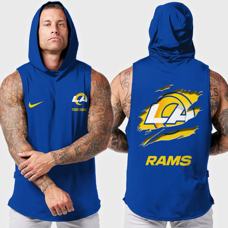 Los Angeles Rams Men's Workout Hooded Tank Top