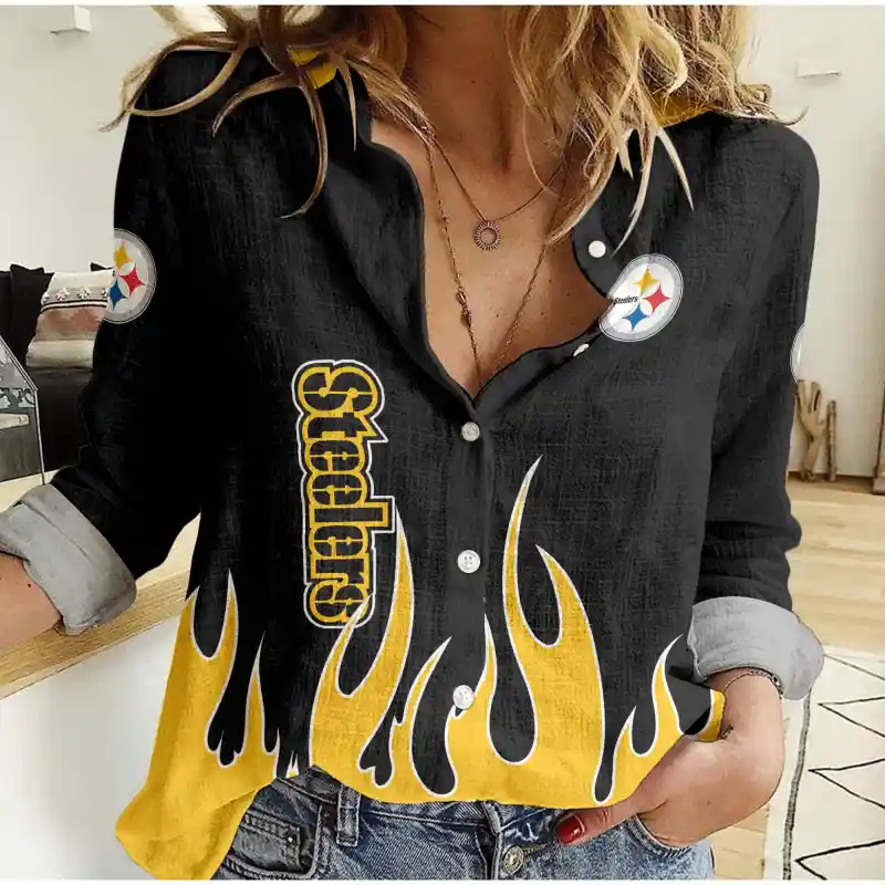 Pittsburgh Steelers Women's Shirt - Fan Apparel and Game Day Clothing