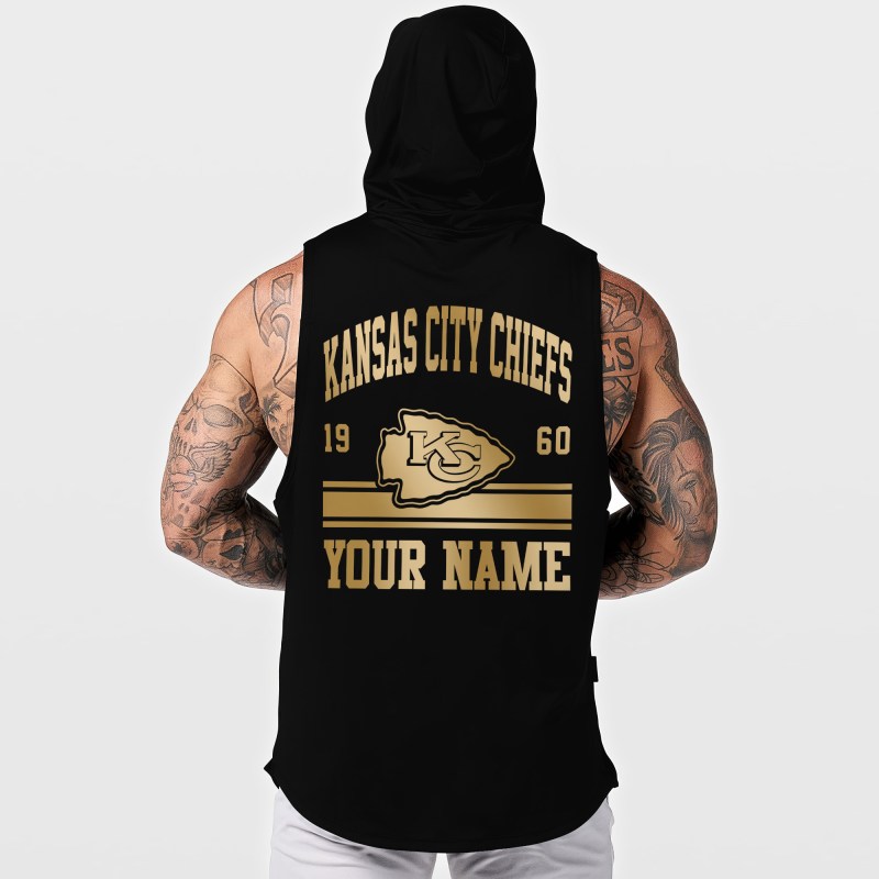 Kansas City Chiefs Men's Workout Hooded Tank Top