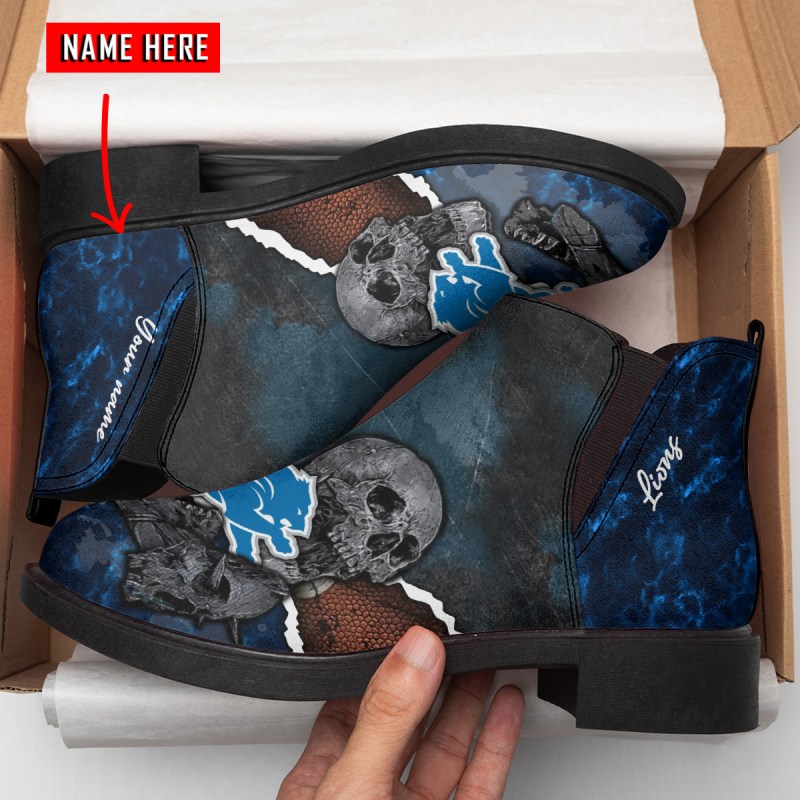 Detroit Lions Short Boots Fashion
