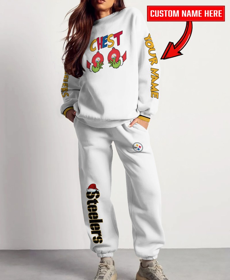 Pittsburgh Steelers Christmas Sweatshirt and Sweatpants