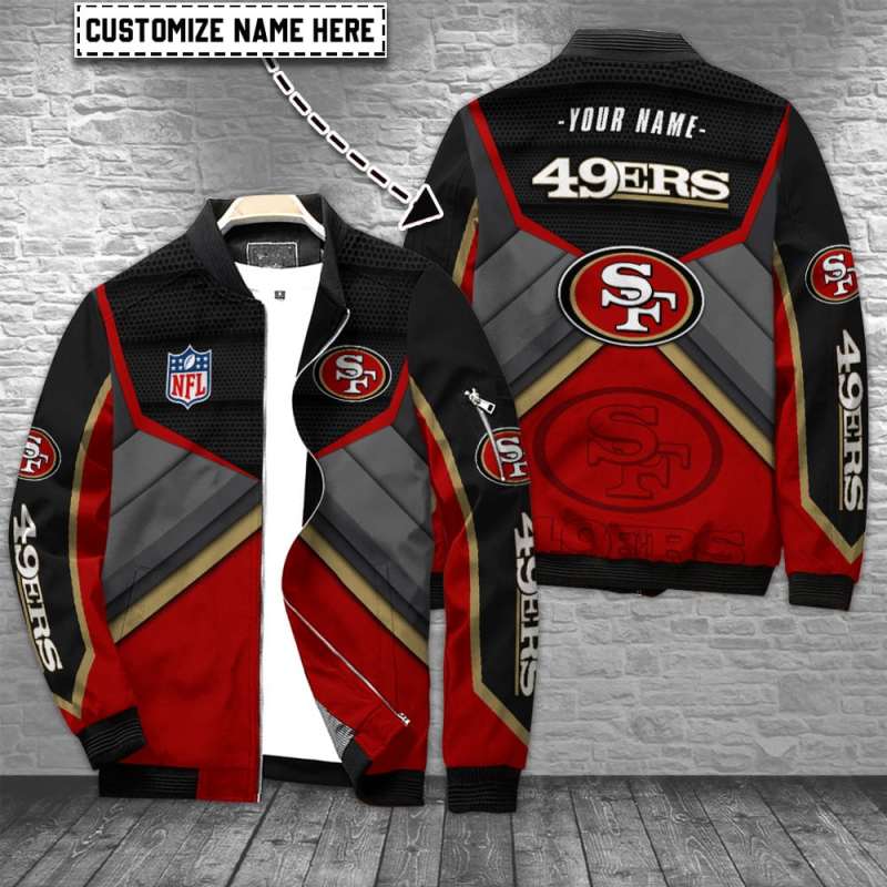 San Francisco 49ers Personalized Bomber Jacket