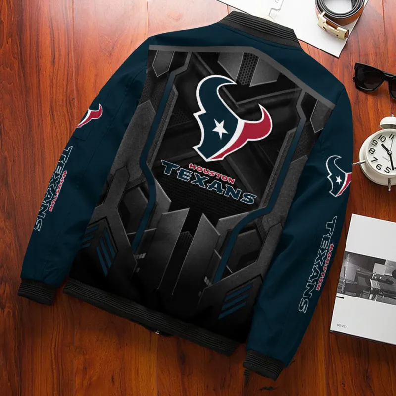 Houston Texans Bomber Jacket Back