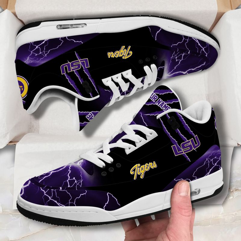 LSU Tigers JD03 Genuine Leather Shoe Image 1
