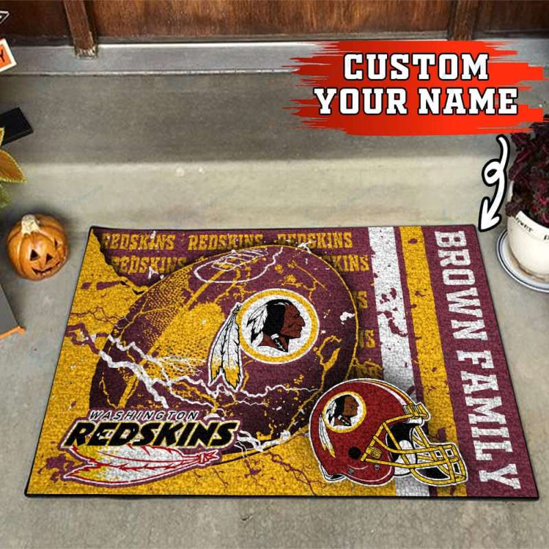 Washington Commanders Personalized Doormat