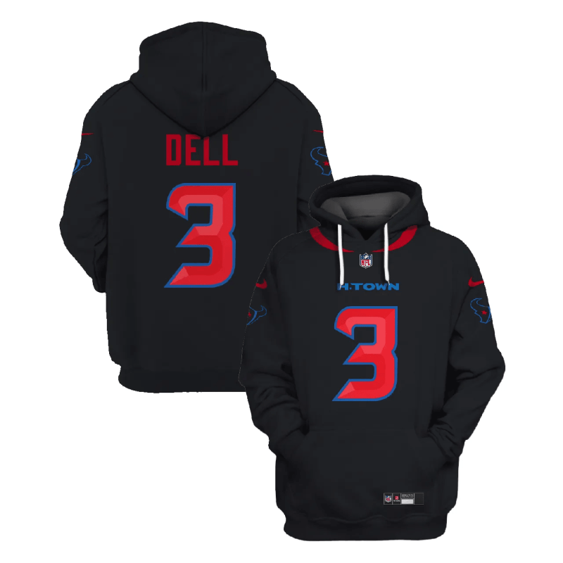 Houston Texans Personalized Football Hoodie