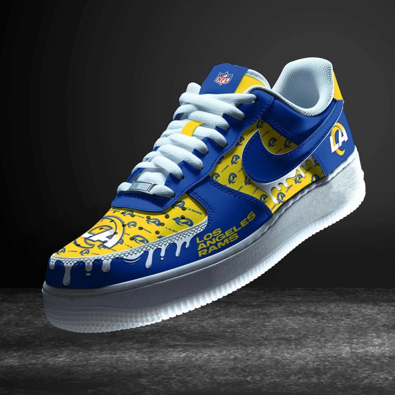 Los Angeles Rams Personalized AF1-1 Sneakers