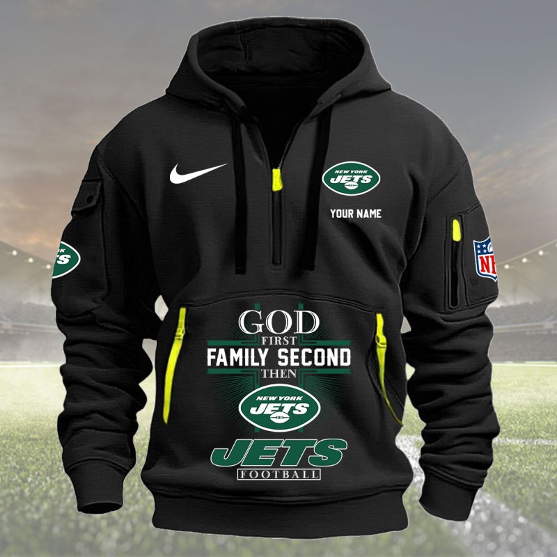 Black New York Jets Hoodie