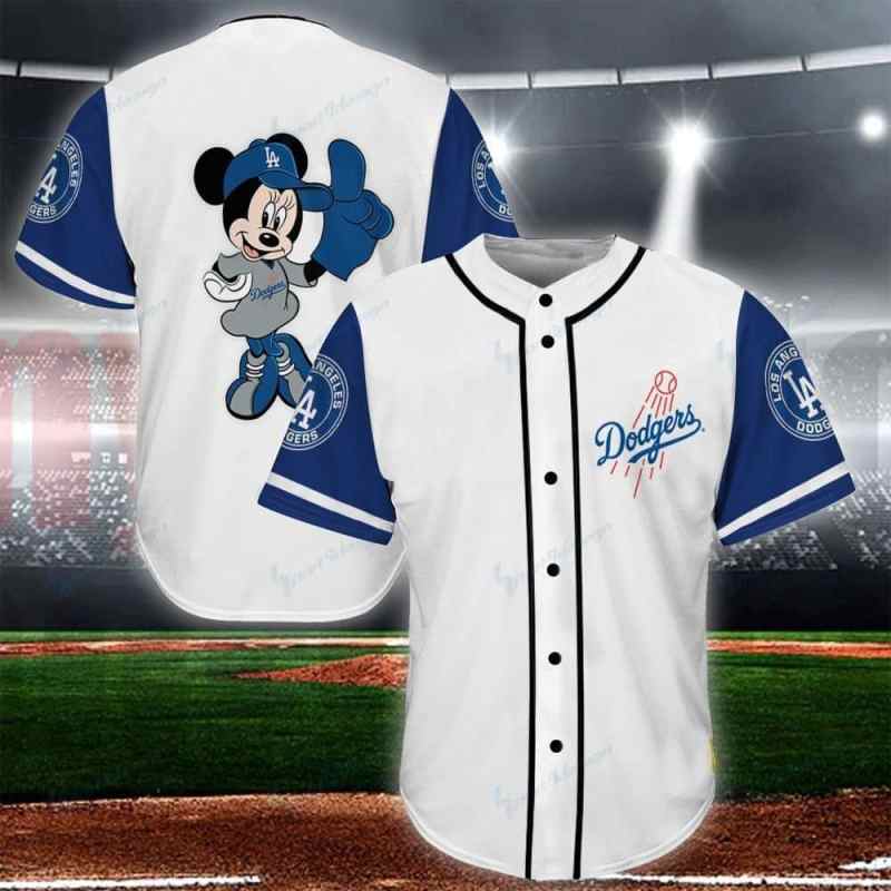 Minnie-Los Angeles Dodgers Baseball Jersey