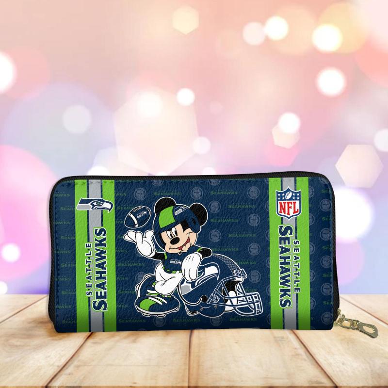 Seattle Seahawks Wallet Mockup - Front