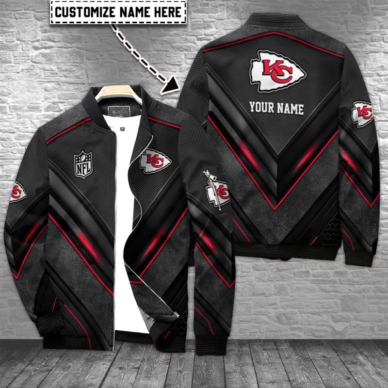 Kansas City Chiefs Personalized Bomber Jacket