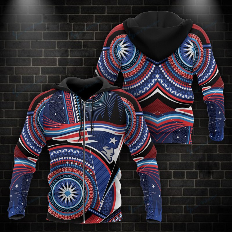 New England Patriots Hoodie Detail