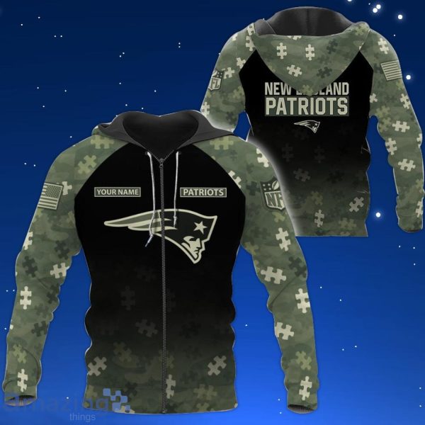 New England Patriots Zip-Up Hoodie