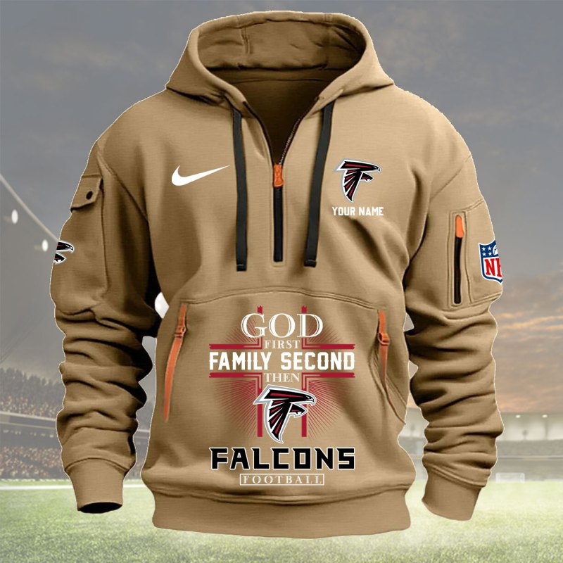 Atlanta Falcons Khaki Hoodie