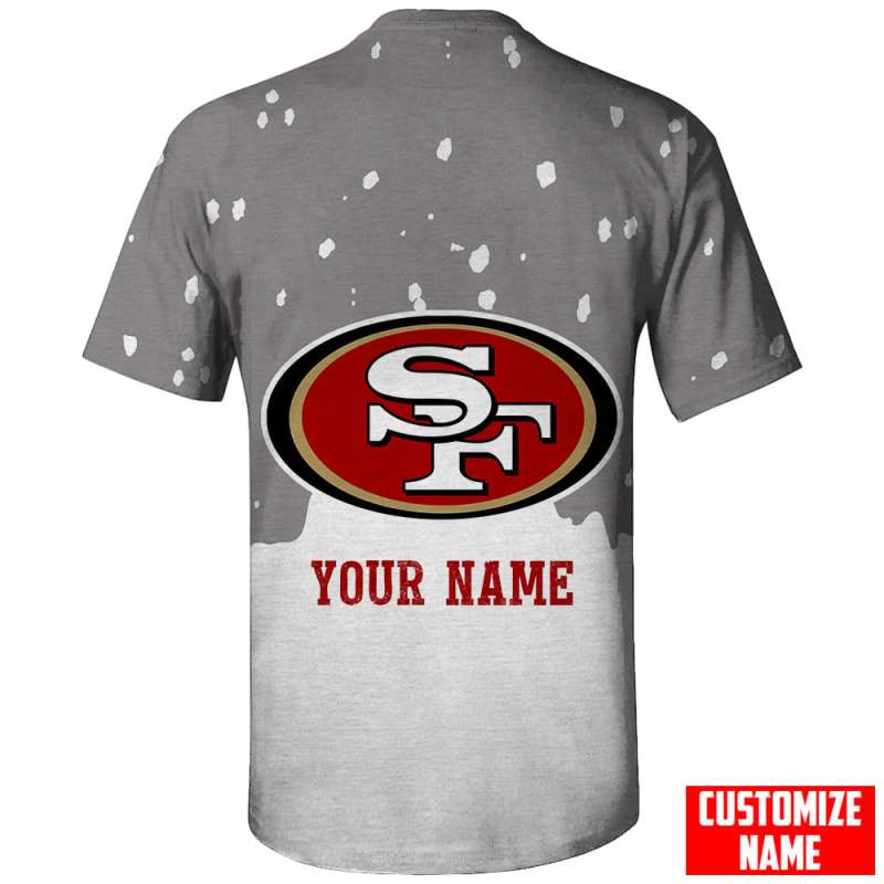 Another view of San Francisco 49ers Personalized T-Shirt