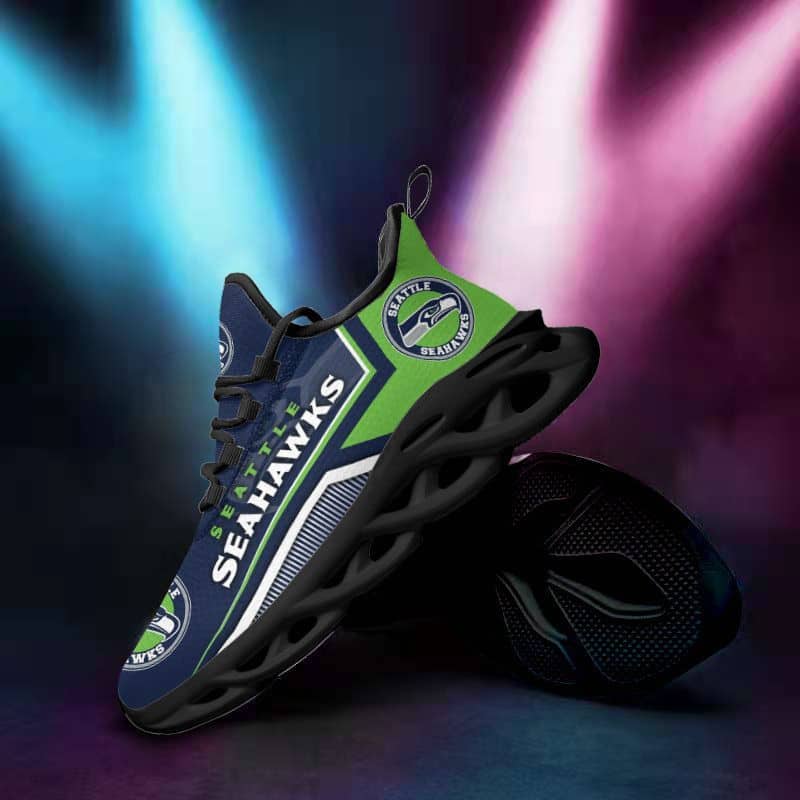 Seattle Seahawks Yezy Running Sneakers