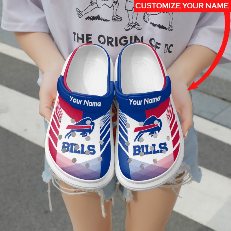Buffalo Bills Personalized Limited Clog Side View