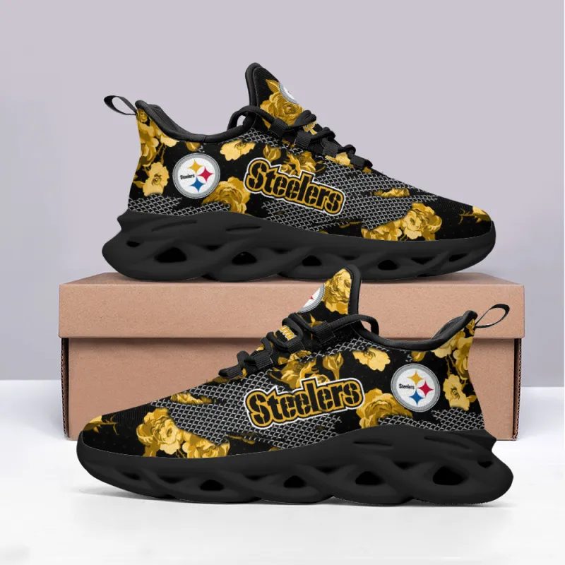 Pittsburgh Steelers Personalized Yezy Running Sneakers
