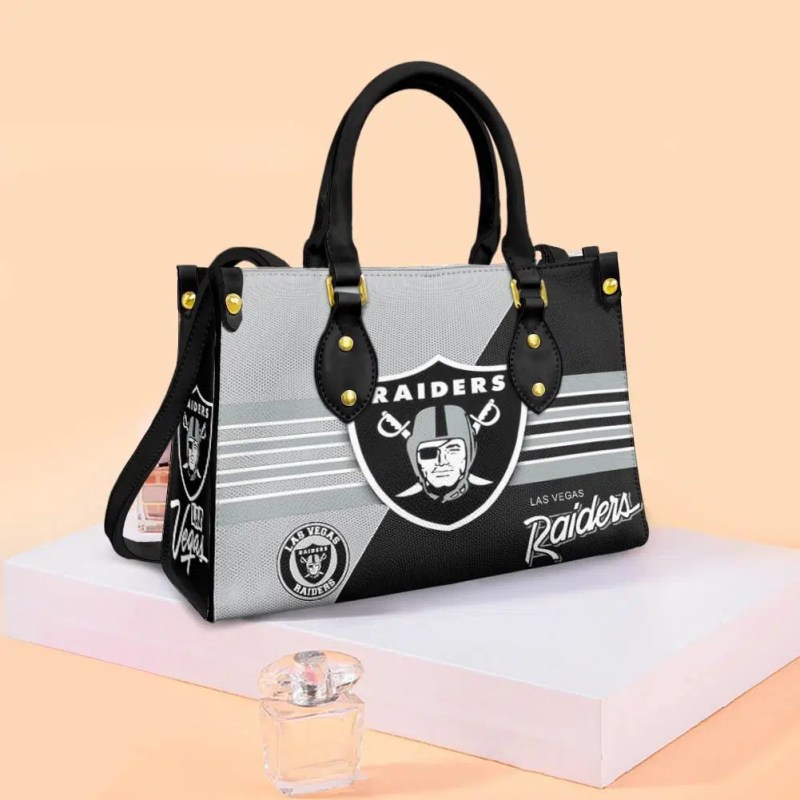 Las Vegas Raiders Leather Hand Bag