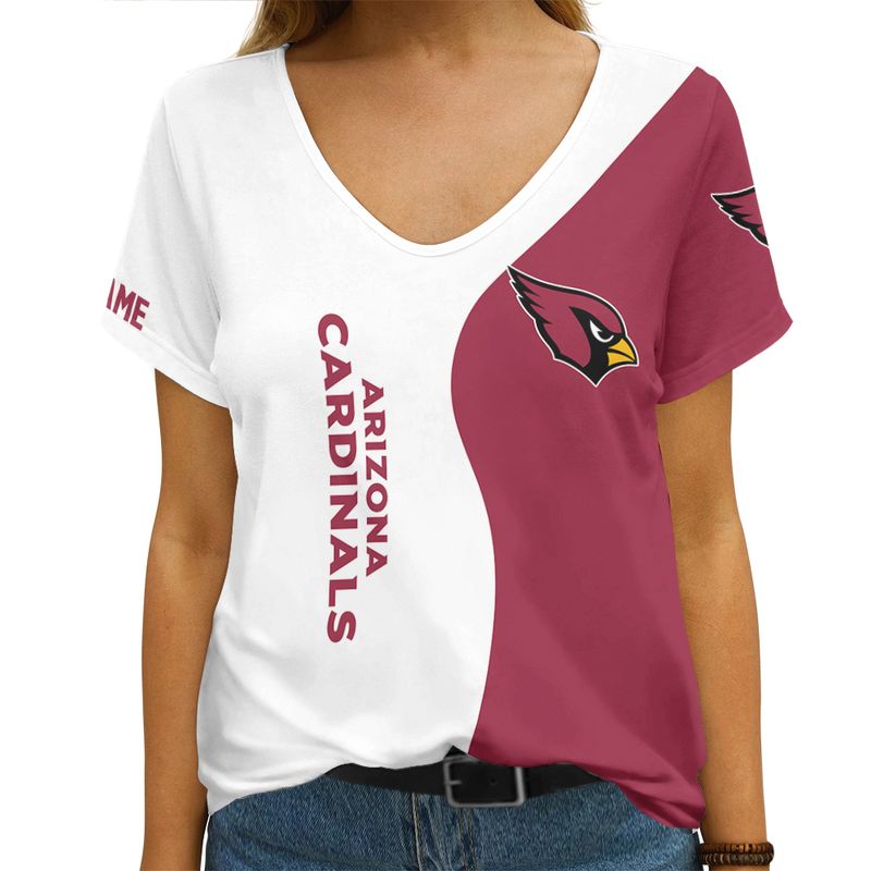 Arizona Cardinals V-neck T-shirt Regular 49