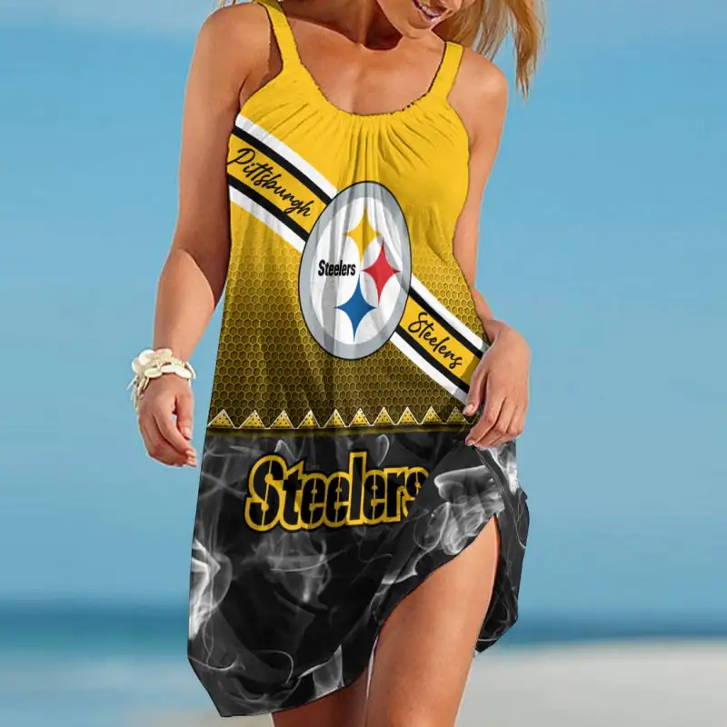 Pittsburgh Steelers Beach Dress Image 1