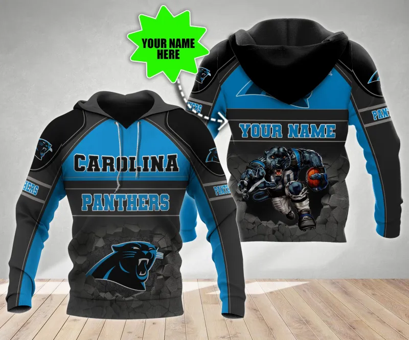 Carolina Panthers Personalized Sweater